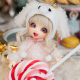 BJD Doll 1/8 SD Dolls 6 Inch 12 Ball Jointed Doll DIY Toys with Clothes Outfit Shoes Wig Hair Makeup, Best Gift for Girls