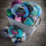 Mary Maxim Prism Yarn - 3 Light Weight Yarn for Knitting & Crochet Projects - 100% Acrylic - DK Worsted - Roving Yarn - 290 Yards (Iris)