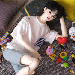 Handsome Boy BJD Doll 1/3 SD Dolls Ball Jointed Doll DIY Toys with Clothes Outfit Shoes Wig Hair Makeup Best Gift for Boy
