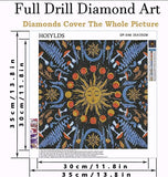Sun Diamond Art Painting Kits for Adults - Round Full Drill Diamond Dots Paintings for Beginners, 5D Paint with Diamonds Gem Art Painting Kits DIY Adult Crafts Diamond Art Project Kits