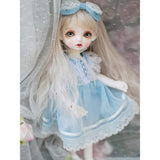 DXFK.AM BJD Doll, 10.2 Inch Ball Jointed Doll DIY Toys 26Cm 1/3 SD Dolls with Makeup Wig Clothes Outfit Shoes