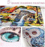 5D Diamond Art Kits  Cartoon Girl (50x70cm/20x28in) Large Size DIY Diamond Painting Full Drill Pictures Crystal Rhinestone Cross Stitch Embroidery Arts Craft Canvas for Home Wall Decor W886