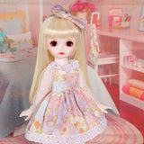 Y&D 1/6 BJD Doll SD Ball Jointed Body Dolls, 10 Inch Customized Dolls Can Changed Makeup and Dress DIY,Girl Lovers