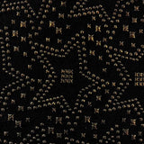 Embroidered Star Jacquard Fabric Metallic 3D 52/53" Wide Sold By The Yard For Upholstery, Crafts