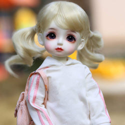 Children's Creative Toys BJD Doll, 1/6 SD Dolls 10 Inch 19 Ball Jointed Doll with Clothes Outfit Shoes Wig Hair Makeup, Fashion Dolls Best Gift for Girls