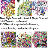 TWBB 5D DIY Diamond Painting Kit for Adults,6 Packs Partial Drill Diamond Painting Sets,Shape Diamond Tree Pattern,12 x 12 inch
