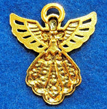 5Pcs. Tibetan Antique Gold Large Detailed Angel Charms Pendants Findings Charms DIY Crafting by WCS