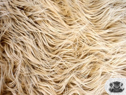 Faux / Fake Fur Mongolian CAMEL Fabric by the Yard