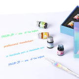Glass Dipped Pen Ink Set-Crystal Pen with 12 Colorful Inks for Art, Writing, Signatures, Calligraphy, Decoration, Gift
