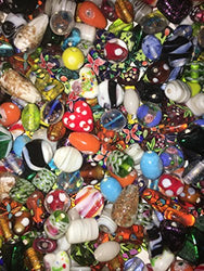 Cocoa's Beads Premium Elegant Embellished Fancy Mix Lamp Work Beads Glass & Crystal 75 Grams or