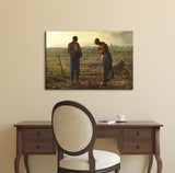 wall26 - The Angelus by Jean-Francois Millet - Canvas Print Wall Art Famous Painting Reproduction - 16" x 24"