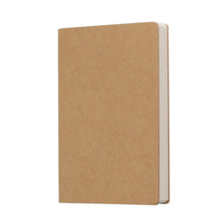 Kraft Cover Blank 100g Full Wood Paper Sketch Book - 112 Sheets / 224 Pages - 140 Millimeters by 210 Millimeters - 350gsm Kraft Paper Cover