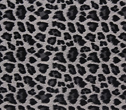 Chenille VELVET Upholstery Drapery Fabric Snow Leopard Panthera Domino / 54" w / Sold by the yard