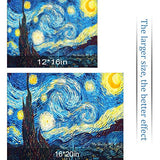 Crafts Graphy 5D DIY Diamond Painting Kits for Adults Full Drill - Circular Drill, Starry Night, Large Size 16 x 20 Inches