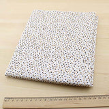 Fabric Squares DIY Cotton Brown Series 7 Assorted Pre Cut Charm Quilt for Fat Quarters 50cmx50cm Color in Brow