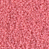 Miyuki Delica Seed Beads Bundle: Size 11/0, Duracoat Opaque Lychee (DB2113), Lt Watermelon (DB2114)