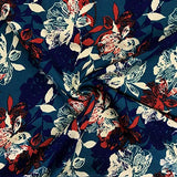 Printed Rayon Challis Fabric 100% Rayon 53/54" Wide Sold by The Yard (979-3)