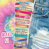 Fashion Angels DIY Tie Dye Bracelet Kit- (12711) Bracelet Making Set, Includes Non Toxic Dyes, Alphabet Beads, Makes 5 Wrap Bracelets, Recommended for Ages 8 and Up, Multi