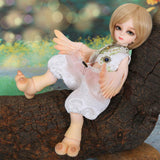 Y&D BJD Doll 26CM Size 1/6 SD Doll Children Simulation Resin Dolls with Clothes Shoes Wig Makeup Girl Toy,B