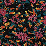 Printed Rayon Challis Fabric 100% Rayon 53/54" Wide Sold by The Yard (1023-3)
