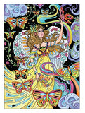 Creative Haven Beautiful Angels Coloring Book (Adult Coloring)