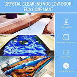 Resin- Epoxy Resin, Crystal Clear Epoxy Resin Kit 18oz,Yellowing Resistant,Self Leveling, No Bubble, Easy to Mix 1:1 Clear Resin,for Jewelry Making, DIY, Art Crafts, Coating & Casting Resin