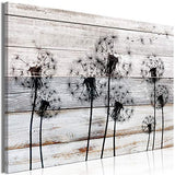 artgeist Canvas Wall Art Print Dandelion 24"x16" 1pcs Home Decor Framed Stretched Picture Photo Painting Artwork Image Flowers Nature b-A-0624-b-a