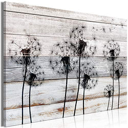 artgeist Canvas Wall Art Print Dandelion 24"x16" 1pcs Home Decor Framed Stretched Picture Photo Painting Artwork Image Flowers Nature b-A-0624-b-a