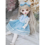 DXFK.AM BJD Doll, 10.2 Inch Ball Jointed Doll DIY Toys 26Cm 1/3 SD Dolls with Makeup Wig Clothes Outfit Shoes
