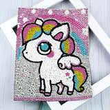 Sunormi 5D Diamond Painting Embroidery with Frame Kit Unicorn Diamond Painting Art DIY for Kids Gift Home Decor