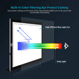 Neewer A4 Ultra-Thin Portable LED Light Box Tracer Dimmable Brightness with Scale Artcraft Tracing Light Pad with USB Power Cable for Artists Drawing Sketching Animation Stencilling X-ray Viewing
