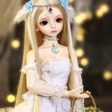 Y&D 1/4 BJD SD Dolls Full Set 40cm 15.7" Jointed Dolls DIY Toy Action Figure + Makeup + Wig + Shoes Girl Lovers, A