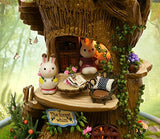 Flever Dollhouse Miniature DIY House Kit Creative Room with Furniture for Romantic Valentine's Gift (The Forest Whim)