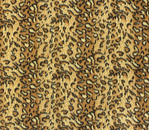Polar Fleece Fabric Prints Animal PrintBeige Leopard/60 Wide/Sold by the Yard N-021