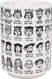 It's Hard to Get a Handle on the Kings and Queens of England - Porcelain Tea Cup Featuring The Entire Royal Lineage