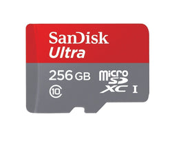 Professional Ultra SanDisk 256GB verified for GoPro Hero6 4k MicroSDXC card with CUSTOM Hi-Speed,