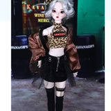MLyzhe SD BJD Doll 34 Moveable Joint Fashion Female Doll Exquisite Birthday Present Doll Child Playmate Girl Toy