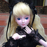 Cecilia Gothic Style 1/3 SD Doll 60cm 24" Ball Jointed BJD Dolls Full Set Reborn Toy SD Surprise Gift Doll