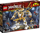 LEGO NINJAGO Legacy Golden Mech 71702, Cool Toys for Kids Building Kit, New 2020 (489 Pieces)