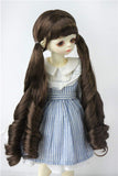 JD330 Hatsune Pony Synthetic Mohair BJD Doll Wig 6-7inch YOSD 7-8inch MSD 8-9inch SD Doll Accessories (Medium Brown, 8-9inch)