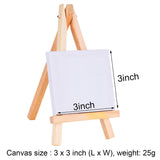 eBoot 24 Pack Mini Wood Display Easel (6.25 Inch)