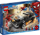 LEGO Marvel Spider-Man: Spider-Man and Ghost Rider vs. Carnage 76173 Collectible Building Toy for Kids, New 2021 (212 Pieces)