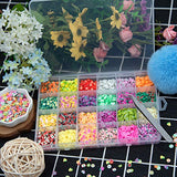 Duufin 16800 Pcs Nail Art Fruit Slices Colorful 3D Fruit Nail Slices with a Tweezers for Art DIY, Slime Making, Craft, Decoration