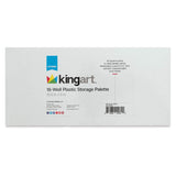 KINGART 976 18-Well Plastic Storage Palette, Vivid Colors