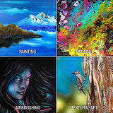 U.S. Art Supply Rectangular Variety Assortment Professional Artist Quality Acid Free Canvas Panels 14-Total Panels (2-EA: 12x16, 11x14, 9x12, 8x10, 5x7, 4x6, 3x5)