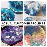 Alcohol Ink Set Resin Dye, Includes 24 Basic Colors Each 10ml and 6 Metallic Colors Each 15ml, Great for Resin Petri Dish Making, Epoxy Resin Painting, Coaster, Tumbler Cup Making, Alcohol Ink Art