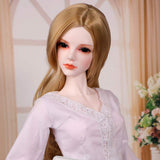 Ball Joint BJD Doll Exquisite Simulation Girl Full Set 1/3 62cm 24.41" SD Dolls with Clothes Outfit Shoes Wig Hair Makeup Accessories