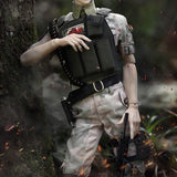 BJD Handmade Doll Special Forces Camouflage Suit for 1/3 BJD Girl Dolls Clothes Accessories
