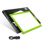 Tracing Light Table Ultra-thin A4 LED Copy Board NXENTC Light Pad Drawing Display Pad Brightness Adjustable Stencil Artist Art Tracing Tatto Table Green