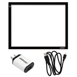 AGPtEK A3 light box, Light Pad Artcraft Tracing Light Board Ultra-thin USB Powered Dimmable LED Brightness for Diamond Painting Tatoo Pad Animation Sketching Designing Stencilling X-ray Viewing